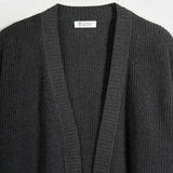 Grigio Antracite | Cardigan Donna Cotone Rigenerato Irma