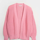 Rosa Ciliegio | Cardigan Donna Cotone Rigenerato Irma