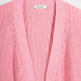 Rosa Ciliegio | Cardigan Donna Cotone Rigenerato Irma