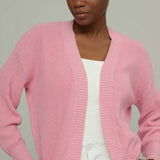 Rosa Ciliegio | Cardigan Donna Cotone Rigenerato Irma