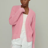 Rosa Ciliegio | Cardigan Donna Cotone Rigenerato Irma