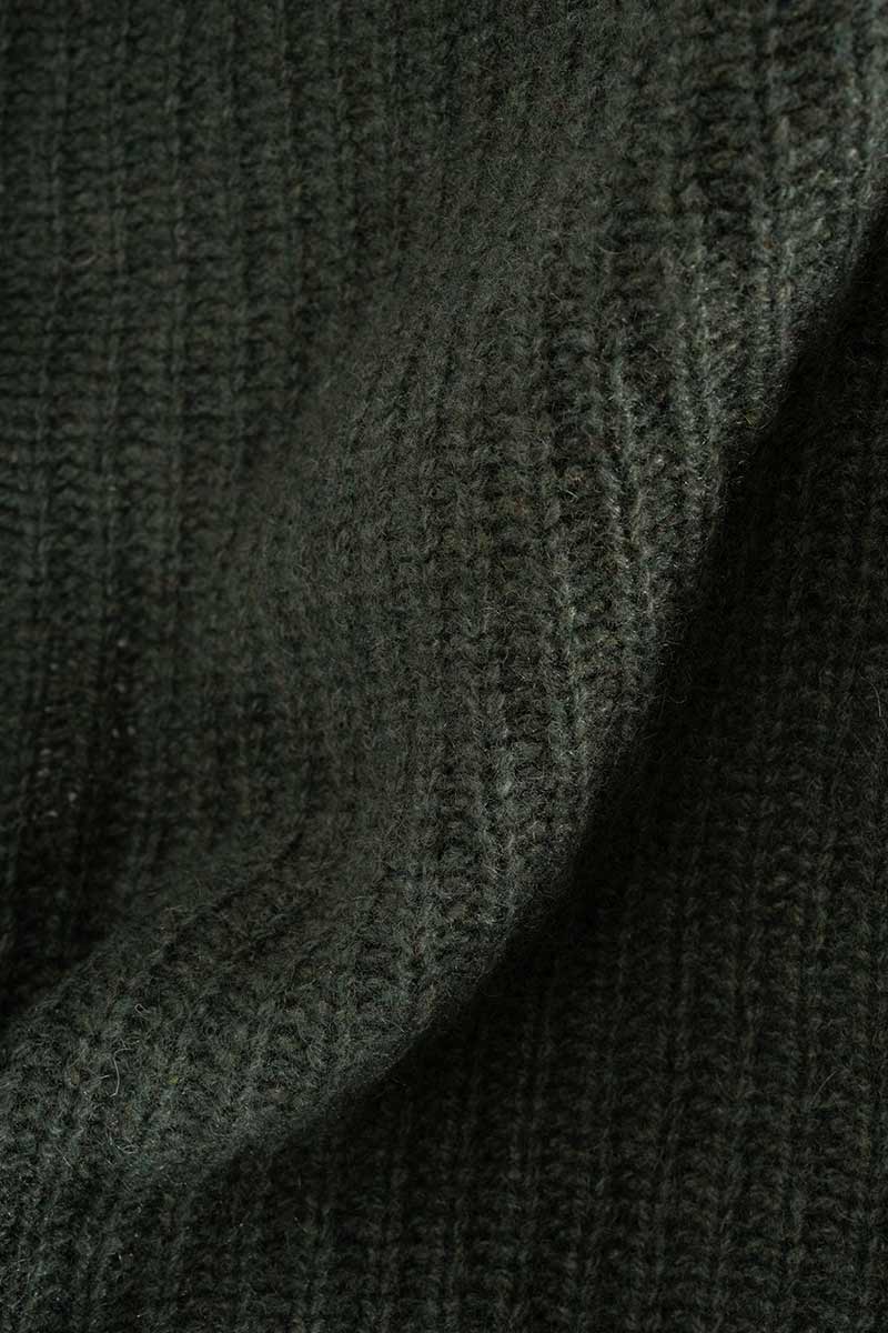 Verde Foresta | Cardigan corto cashmere rigenerato
