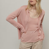 Rosa Quarzo | Cardigan Viscosa Donna Vanessa