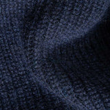 Cardigan Donna Lana Alpaca Riciclata Blu Vittoria - Rifò Lab Moda circolare made in Italy