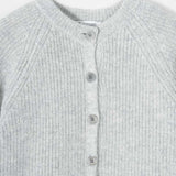 Cardigan Donna Lana Alpaca Riciclata Grigio Vittoria - Rifò Lab Moda circolare made in Italy