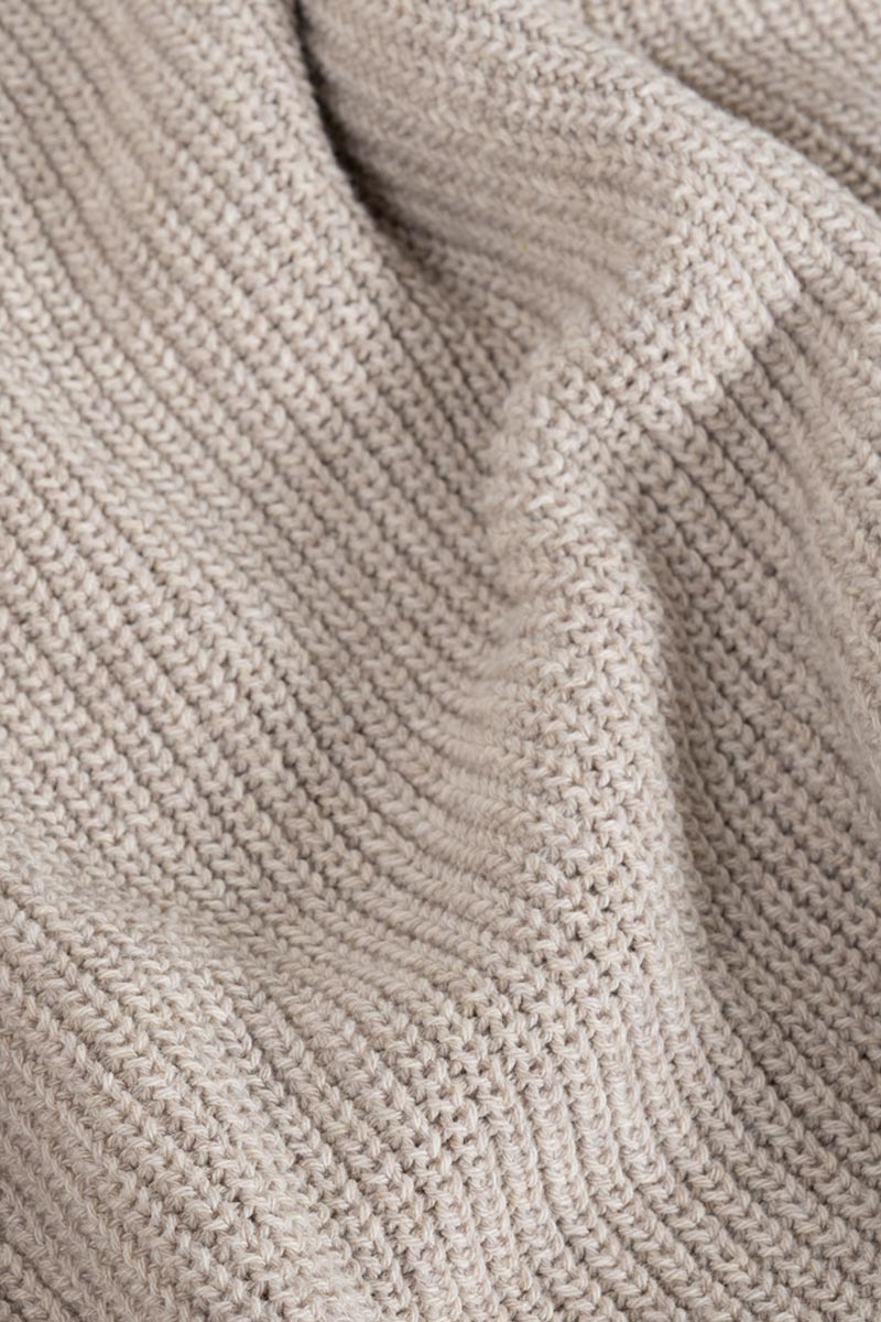 Cardigan Donna Cotone Rigenerato Aspasia Beige