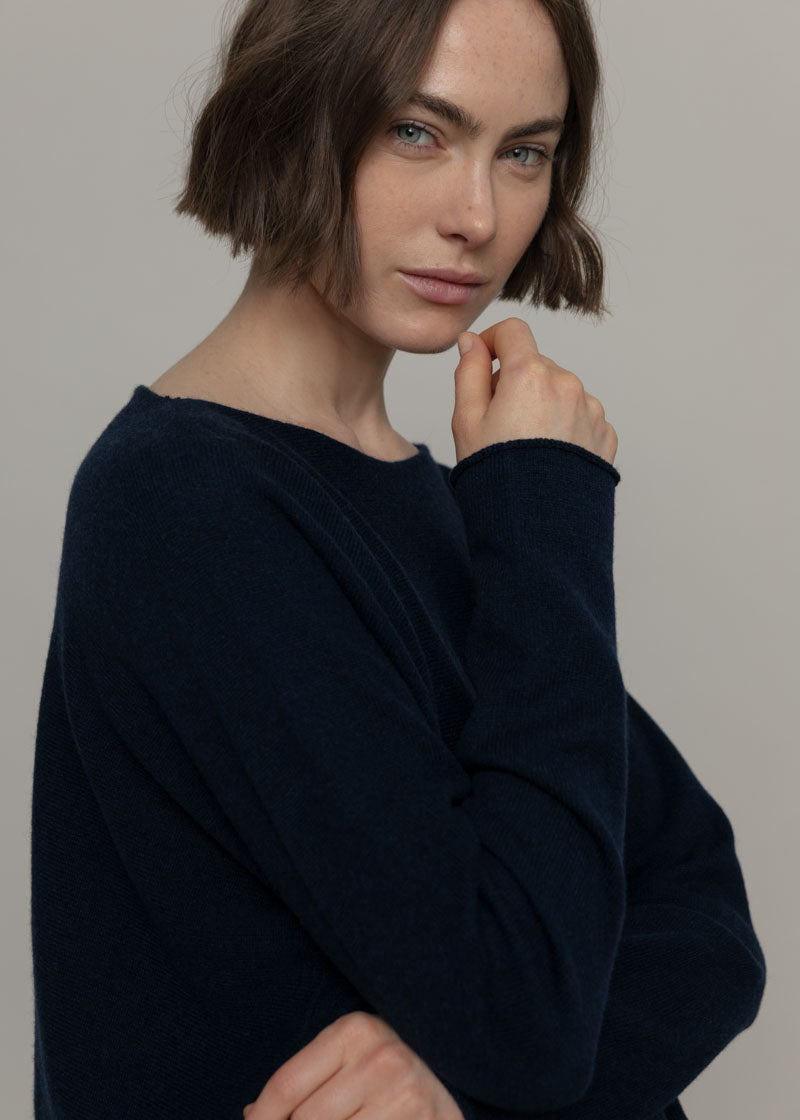 Blu Mora | Maglia Donna Cashmere Rigenerato Silvia