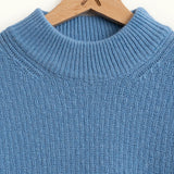 Azzurro Ortensia | Maglia cashmere rigenerato