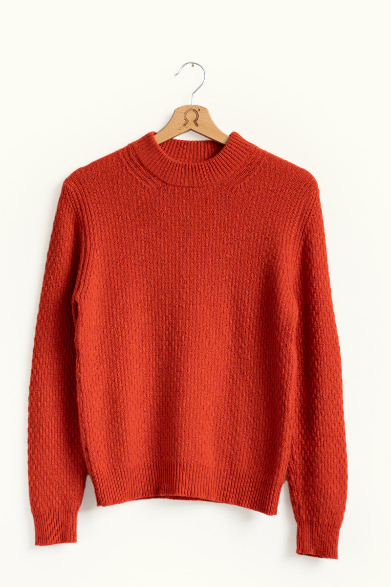 Arancio Diaspro | Maglia cashmere rigenerato