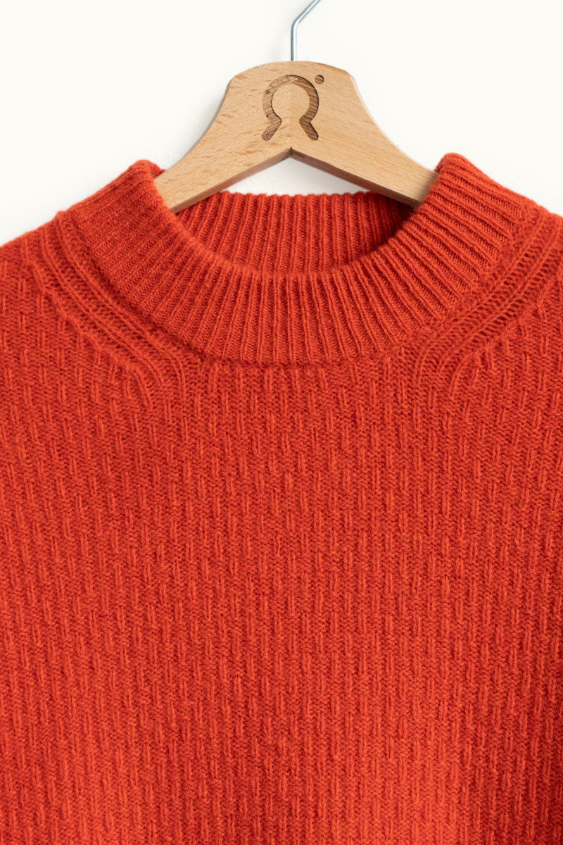 Arancio Diaspro | Maglia cashmere rigenerato