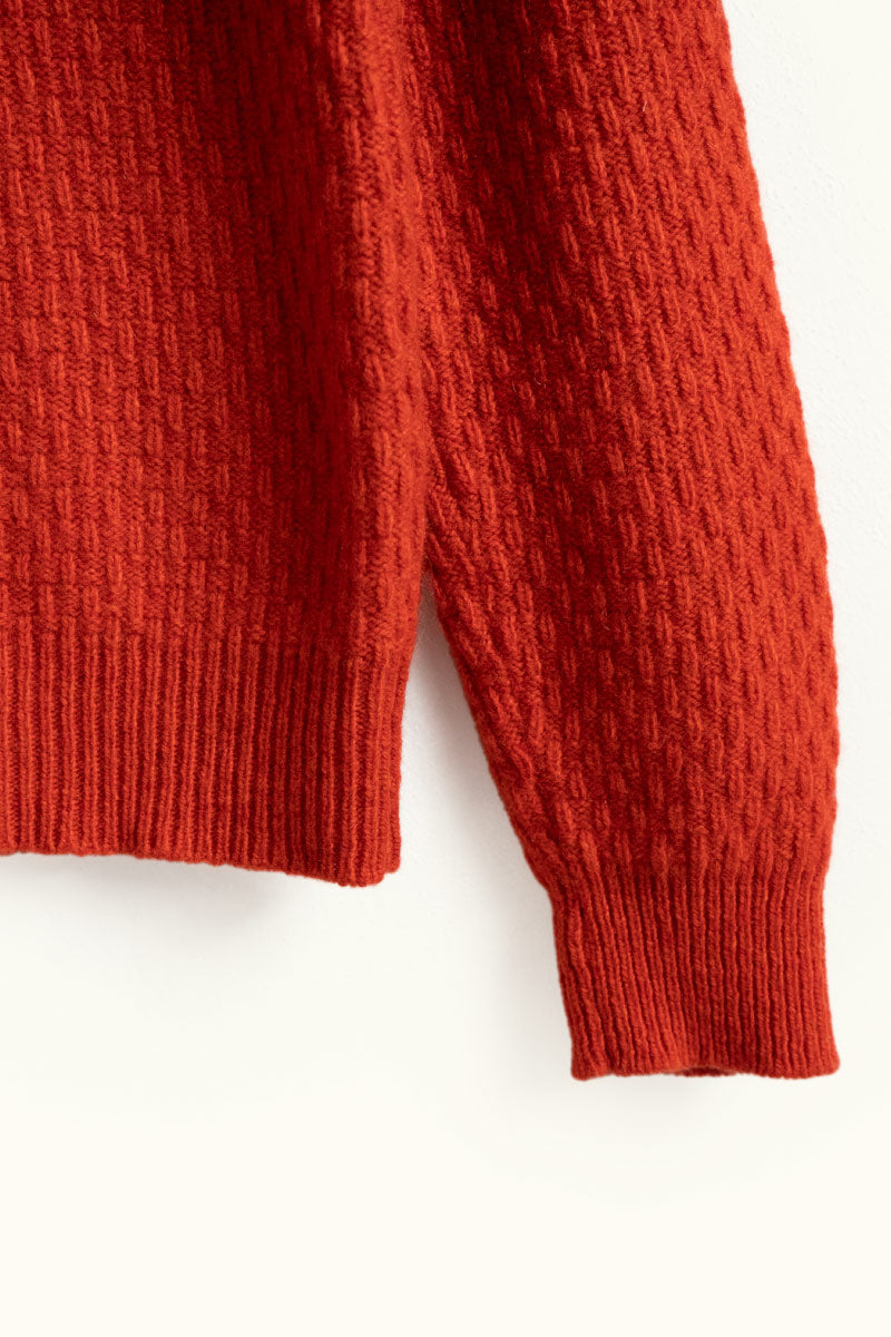 Arancio Diaspro | Maglia cashmere rigenerato