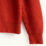 Arancio Diaspro | Maglia cashmere rigenerato