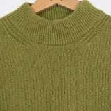 Verde Cavolo | Maglia cashmere rigenerato