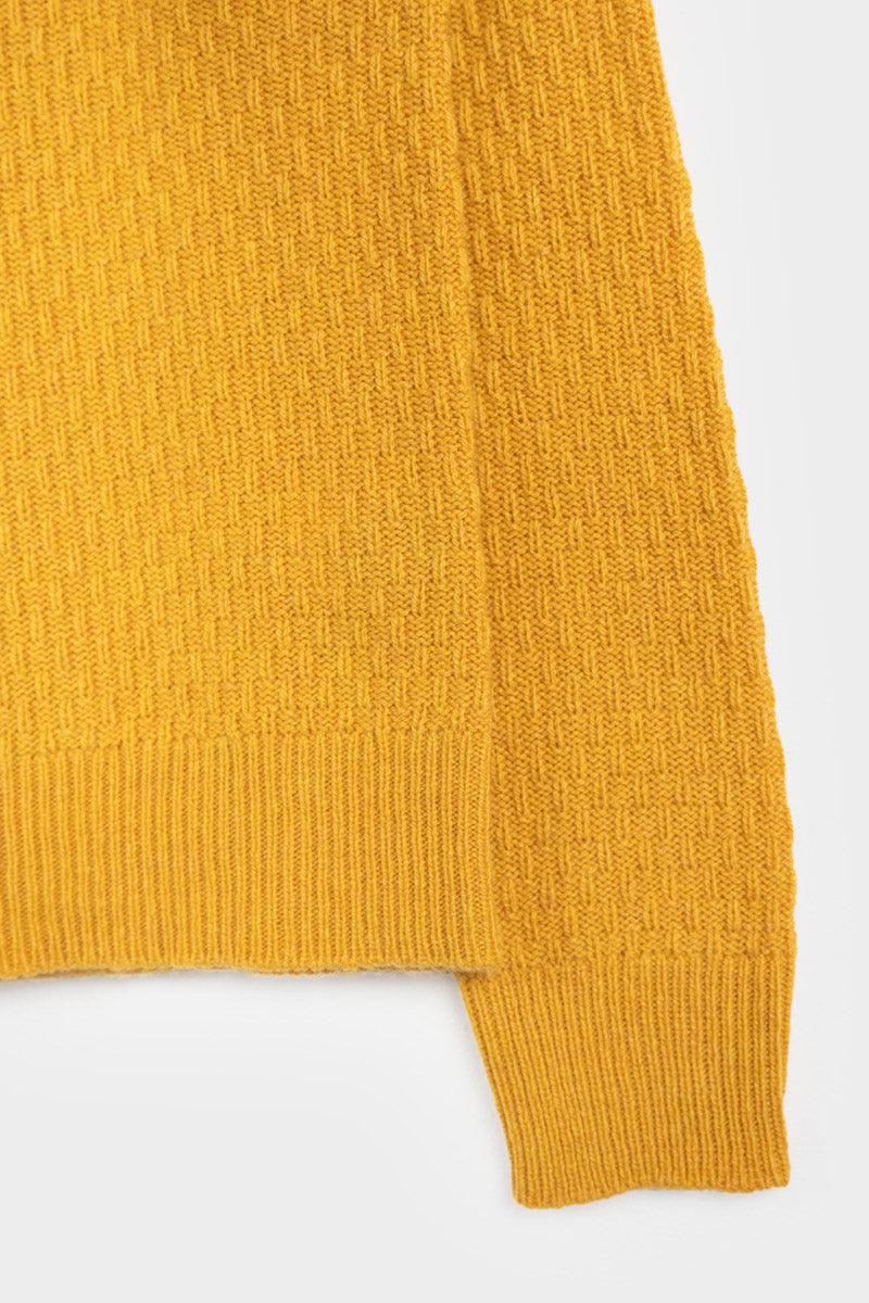 Giallo Pannocchia | Maglia cashmere rigenerato