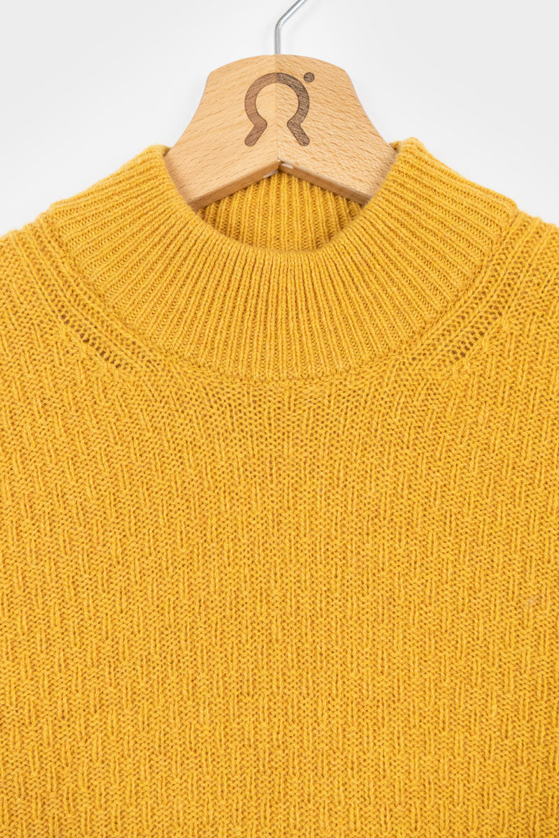 Giallo Pannocchia | Maglia cashmere rigenerato