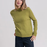 Verde Cavolo | Maglia cashmere rigenerato