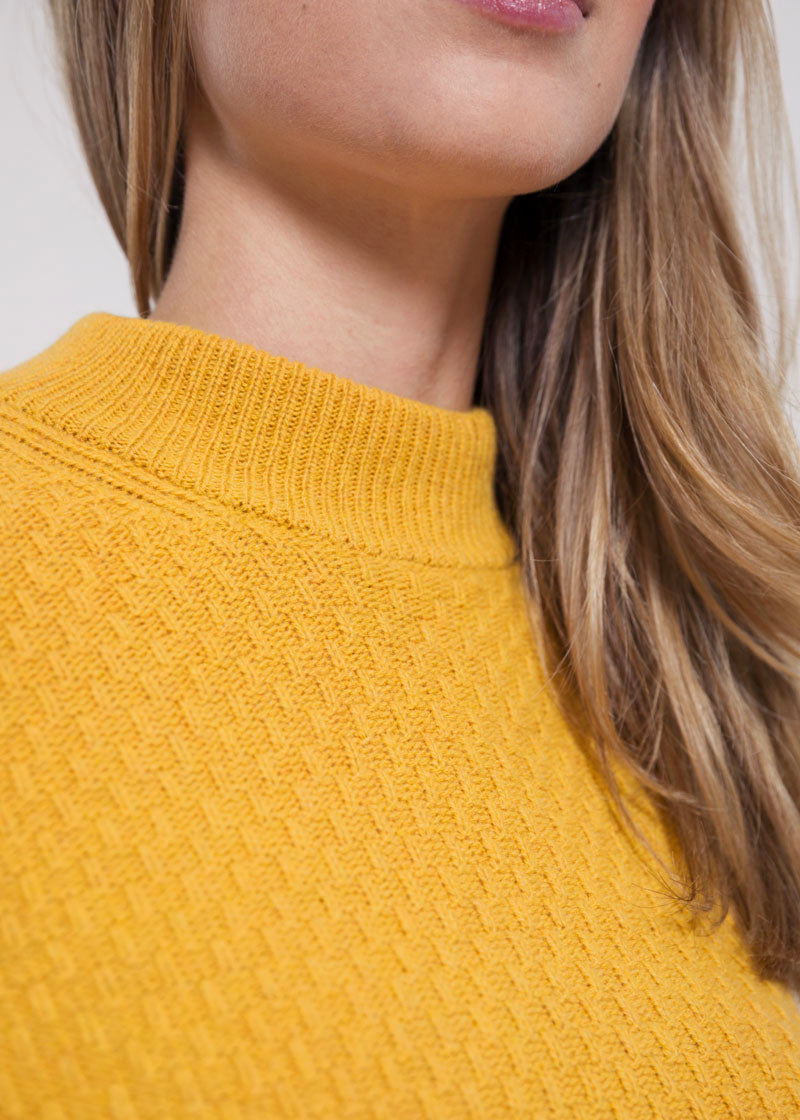 Giallo Pannocchia | Maglia cashmere rigenerato