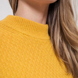 Giallo Pannocchia | Maglia cashmere rigenerato