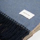 Coperta Cotone Rigenerato Clint Giallo Denim