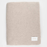 Beige Naturale | Coperta lana rigenerata Nido