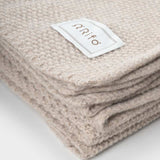 Beige Naturale | Coperta lana rigenerata Nido