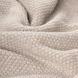 Beige Naturale | Coperta lana rigenerata Nido