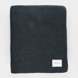 Grigio Carbone | Coperta lana rigenerata Nido