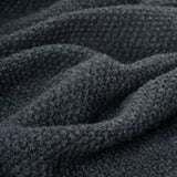 Grigio Carbone | Coperta lana rigenerata Nido