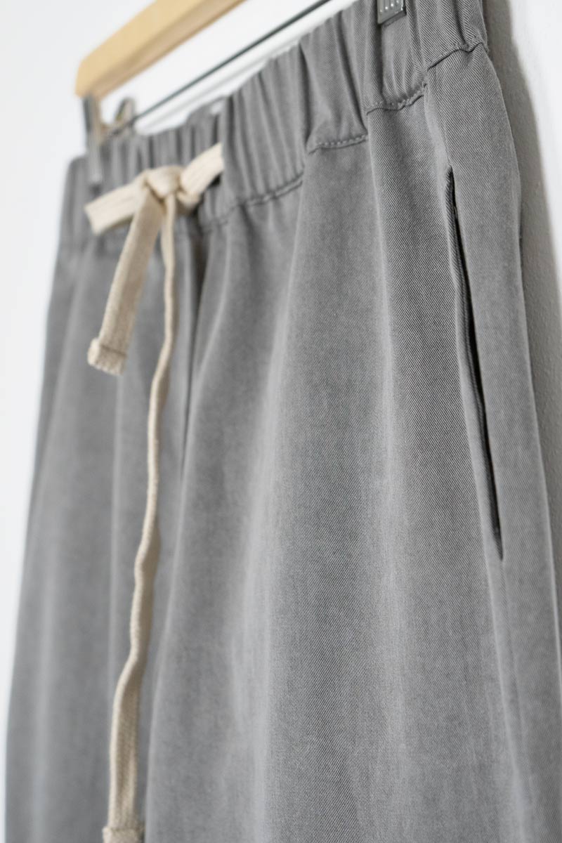 Grigio Basalto | Pantalone Donna Cotone Rigenerato Elettra