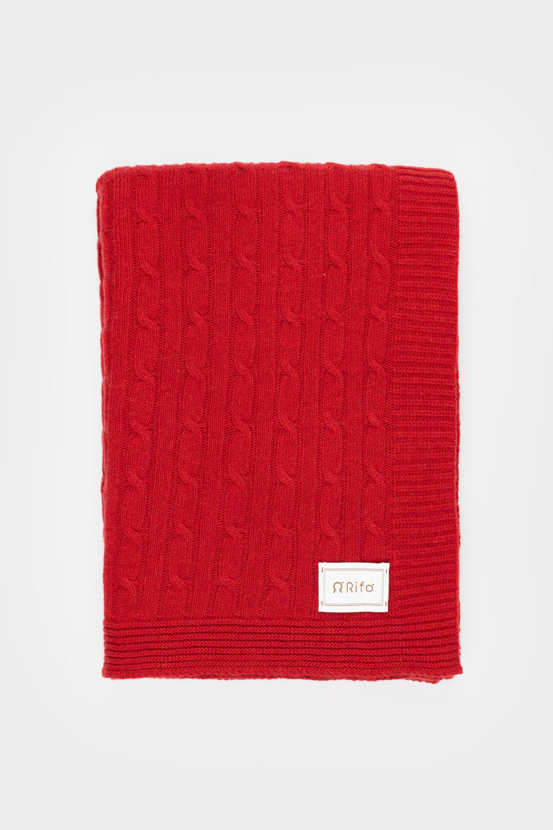 Coperta Lana e Cashmere Rigenerato Elide - Moda Circolare Made in Italy  Rifò