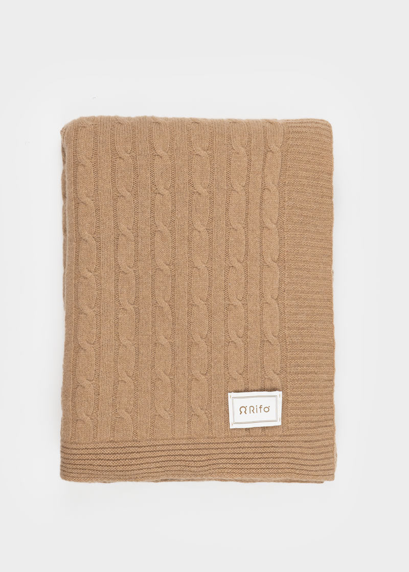 Coperta Lana e Cashmere Rigenerato Elide - Moda Circolare Made in Italy  Rifò