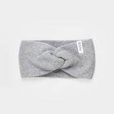 Fascia per Capelli Lana Cashmere Donna Nadia Grigia - Rifò Lab Moda circolare made in Italy