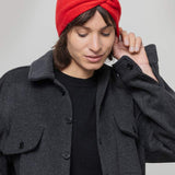 Fascia per Capelli Lana Cashmere Donna Nadia Rossa - Rifò Lab Moda circolare made in Italy