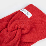 Fascia per Capelli Lana Cashmere Donna Nadia Rossa - Rifò Lab Moda circolare made in Italy