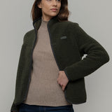 Margaret Giacca Teddy Lana Pile Donna 100% Lana Rigenerata - Rifò Lab Moda circolare made in Italy 