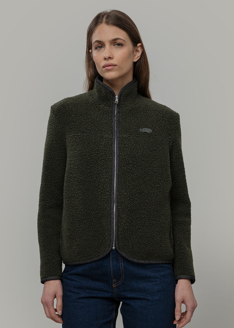 Margaret Giacca Teddy Lana Pile Donna 100% Lana Rigenerata - Rifò Lab Moda circolare made in Italy 