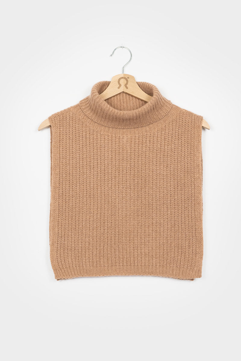 Beige Sughero | Pettorina Cashmere Rigenerato Gastone