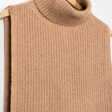 Beige Sughero | Pettorina Cashmere Rigenerato Gastone