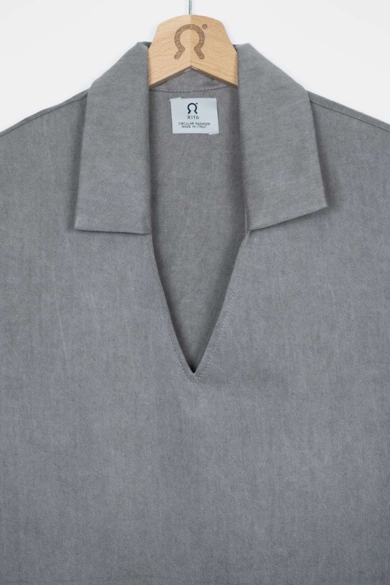 Grigio Basalto | Abito Cotone Rigenerato Gemma