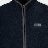 Giacca Pile Uomo Lana Rigenerata Uomo - Rifò Lab Moda circolare made in Italy 
Blu Notte
