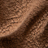 Giacca Pile Donna Teddy Lana Margaret  100% Lana Rigenerata - Rifò Lab Moda circolare made in Italy 
Beige Sughero