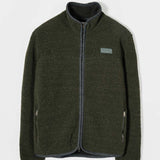 Giacca Pile Donna Teddy Lana Margaret  100% Lana Rigenerata - Rifò Lab Moda circolare made in Italy 
Verde Foresta