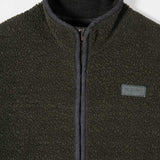 Giacca Pile Donna Teddy Lana Margaret  100% Lana Rigenerata - Rifò Lab Moda circolare made in Italy 
Verde Foresta