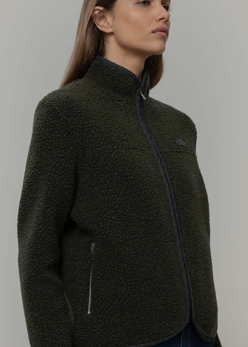 Margaret Giacca Teddy Lana Pile Donna 100% Lana Rigenerata - Rifò Lab Moda circolare made in Italy 