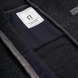 Giacca Pile Uomo Donna Lana Rigenerata - Rifò Lab Moda circolare made in Italy 
Grigio Nero
