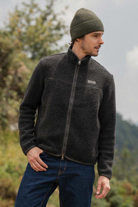 Herren-Fleecejacke aus recycelter Wolle Richard