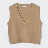 Gilet Donna Scollo V Lana Melania - Rifò Lab Moda circolare made in Italy
