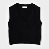 Gilet Donna Scollo V Lana Melania - Rifò Lab Moda circolare made in Italy