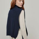 Pettorina Lana Rigenerata Gilet Lana Aperto Donna Delia - Rifò Lab Moda circolare made in Italy