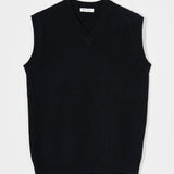 Gilet Uomo Cashmere Scollo a V Maglione Senza Maniche Uomo Ascanio - Rifò Lab Moda circolare made in Italy
Nero Ardesia